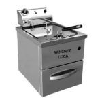 FREIDORA DE ACEITE CON CABEZAL FIJO modelo FAP12 400V 1