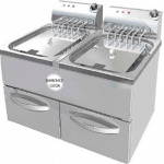 FREIDORA DE ACEITE CON CABEZAL FIJO modelo FAHP 10+10 230 V 1